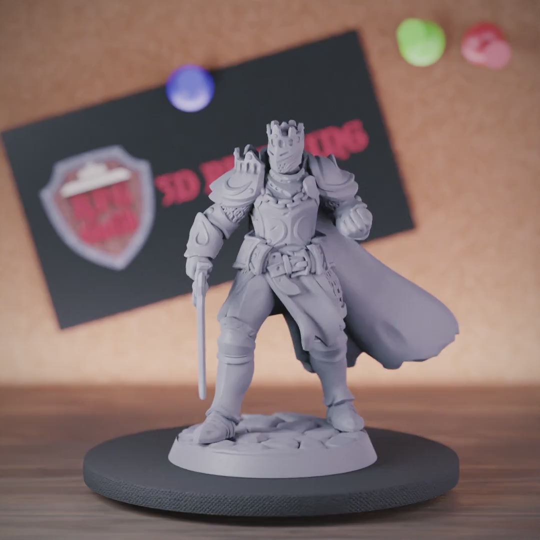 Knight 5e | DnD Knight King Leader Human Miniature