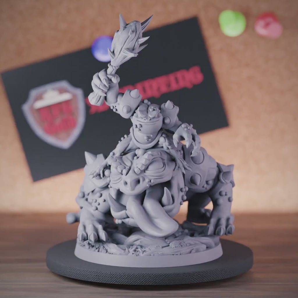 Grung 5e | DnD Toad Rider Mace Miniature