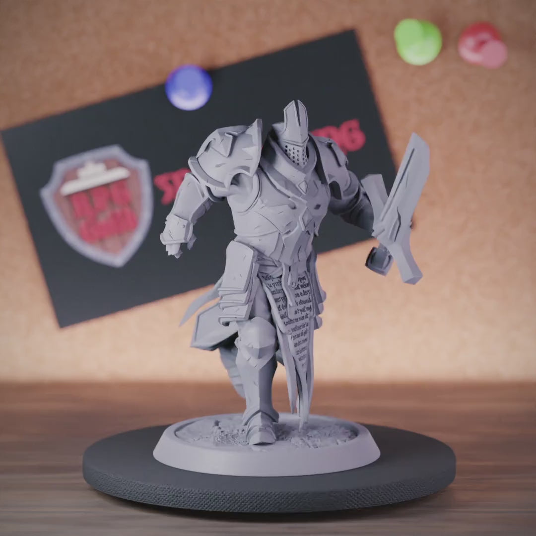 5e Paladin | DnD Paladin Templar Oathbreaker Miniature