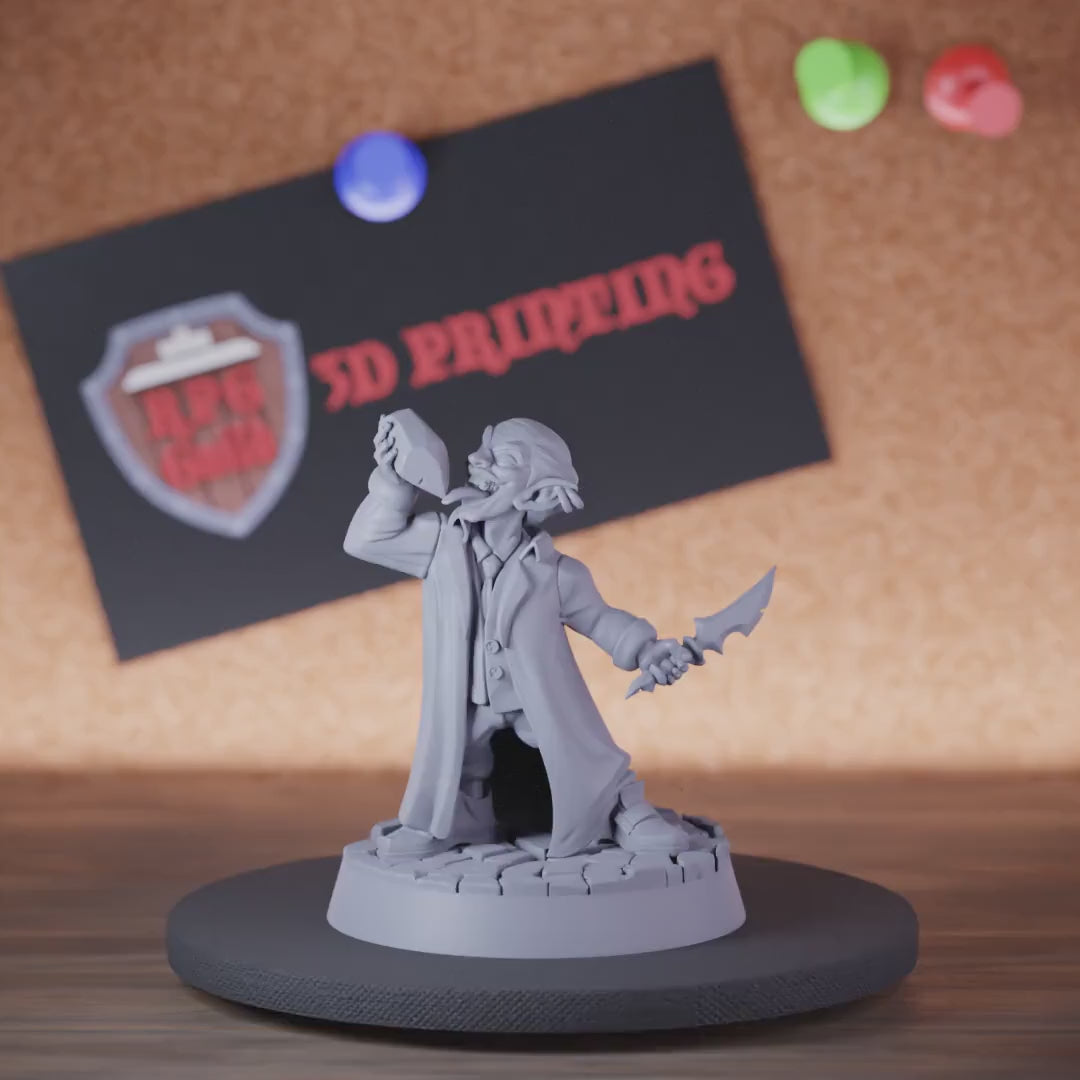 Gnome 5e | DnD Gnome Rock Dagger Miniature