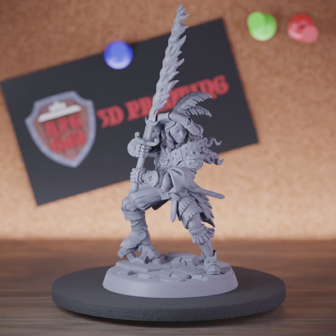 Musketeer 5e | DnD Female Musketeer Fighter Miniature