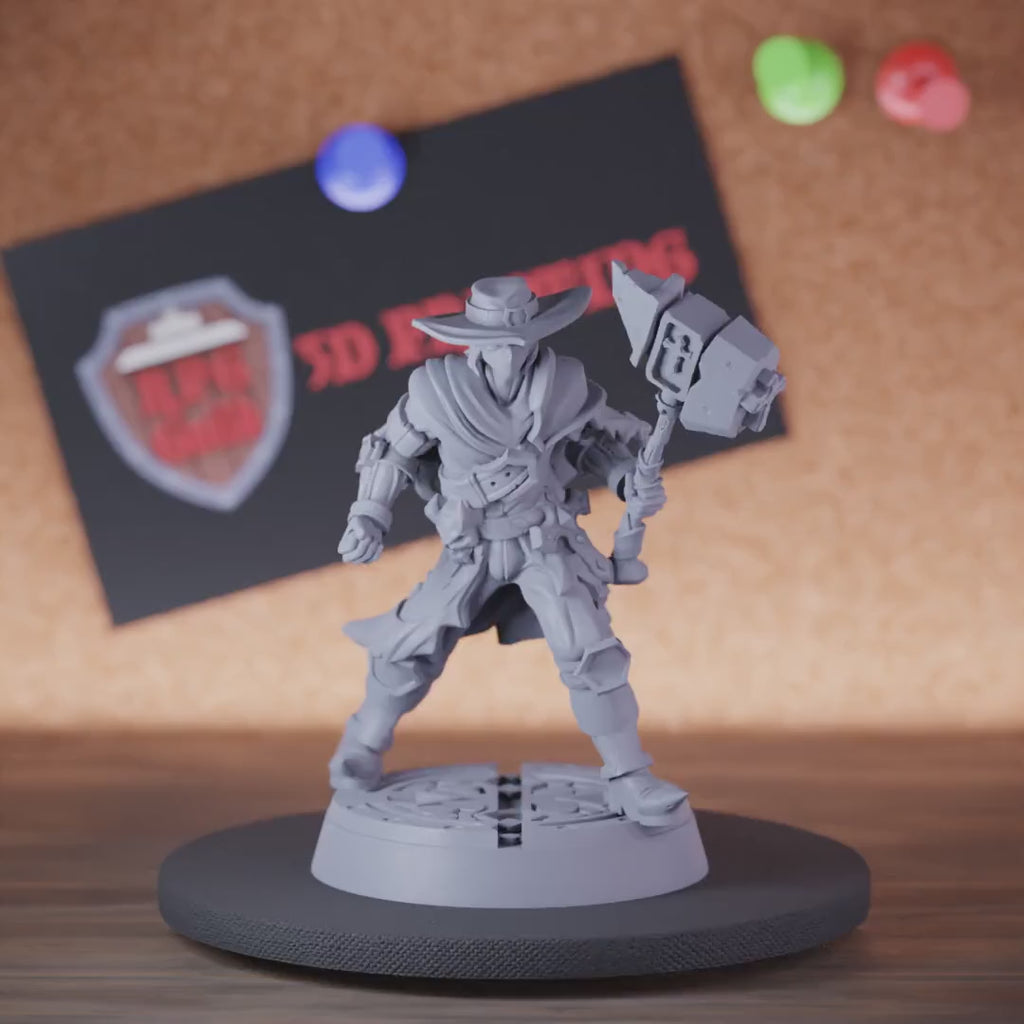 Rogue 5e | DnD Rogue Cowboy Bandit Miniature