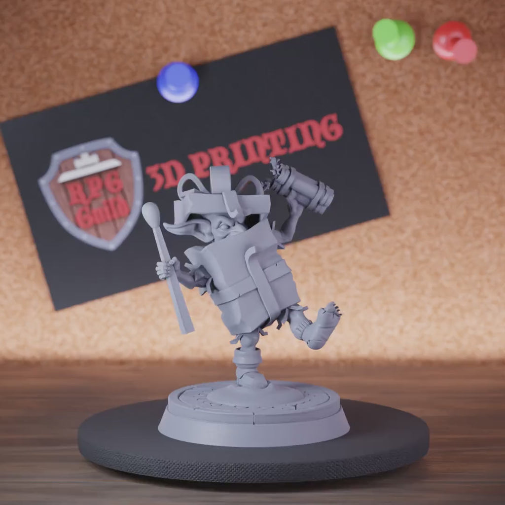 Goblin 5e | DnD Goblin Christmas Gift Box Miniature