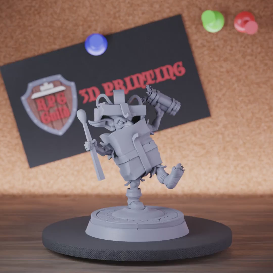 Goblin 5e | DnD Goblin Christmas Gift Box Miniature