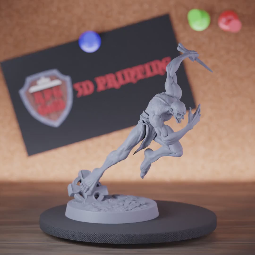 Ghoul 5e | DnD Savage Ghoul Air Assassin Miniature