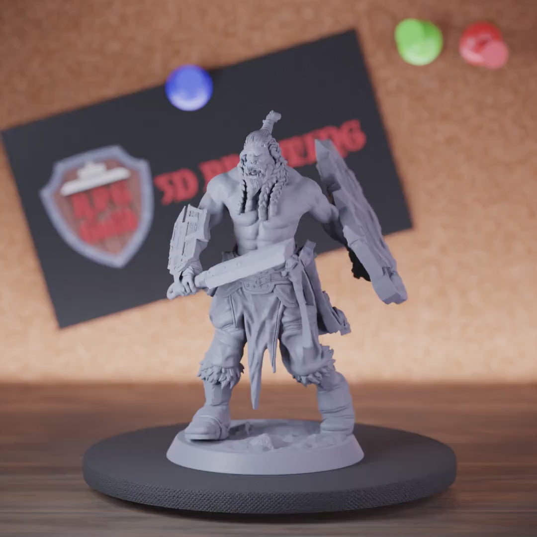 Orc 5e | DnD Orc Soldier Sword Miniature