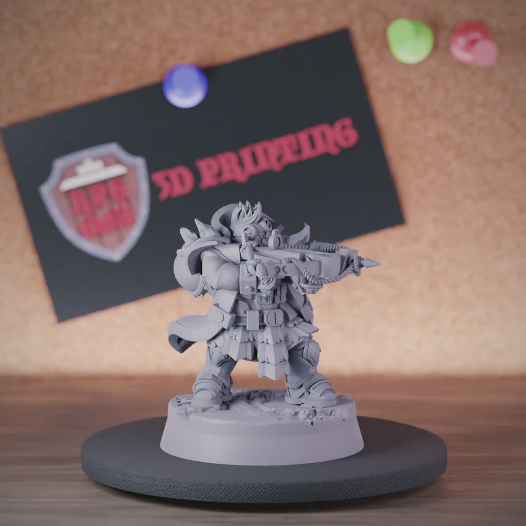 Zwerg 5e | DnD Zwergen-Waldläufer-Armbrust-Miniatur 