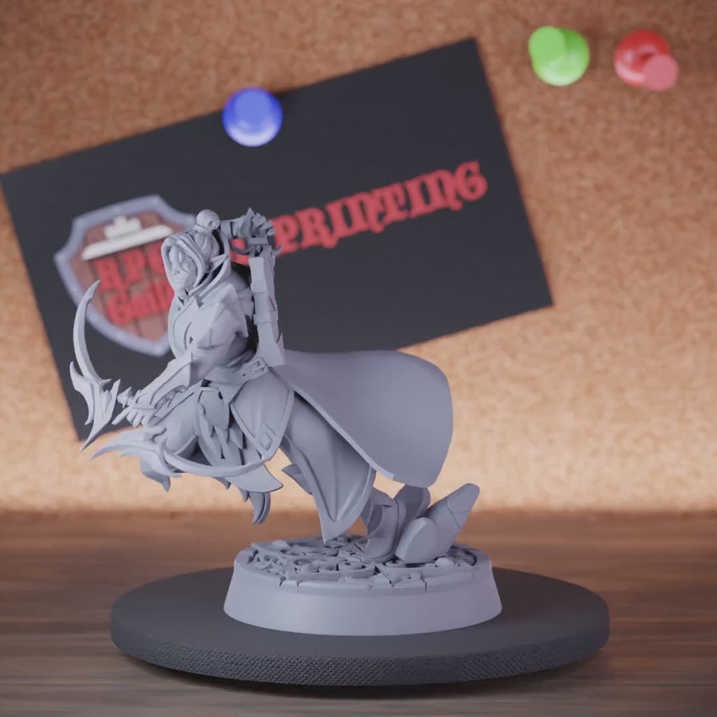 Forest Elf 5e | DnD Forest Elf Warrior Archer Miniature