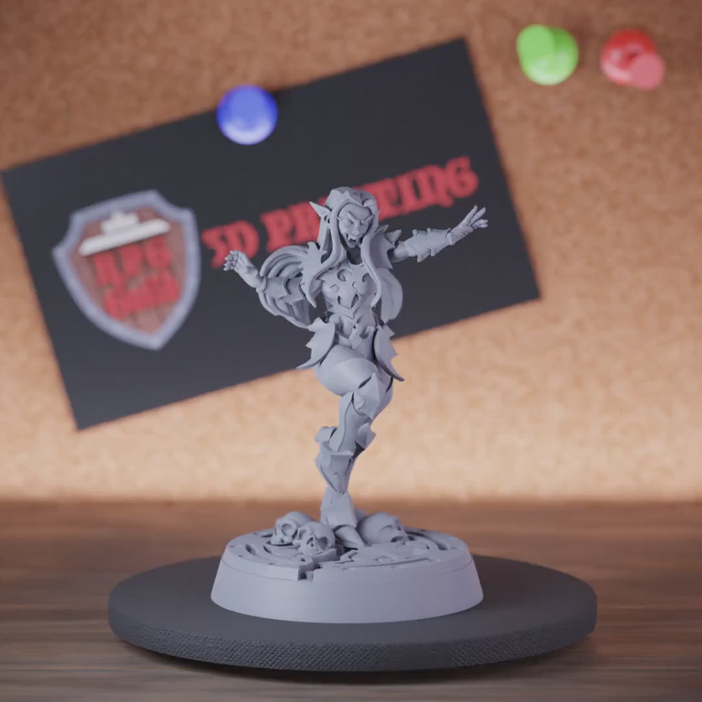Vampire 5e | DnD Female Vampire Sorcerer Miniature