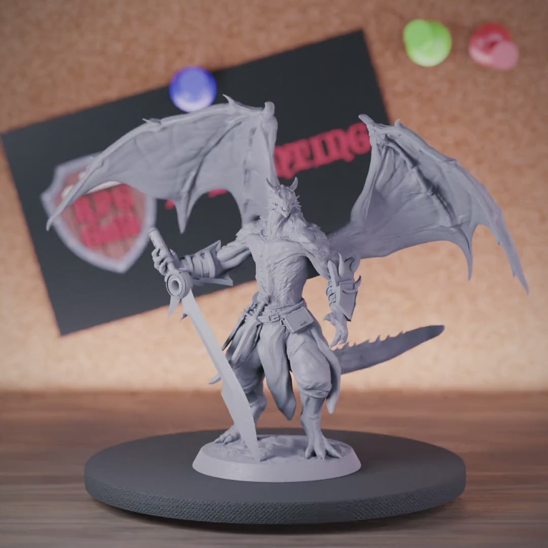 Dragonborn 5e | DnD Dragonborn of Bahamut Miniature