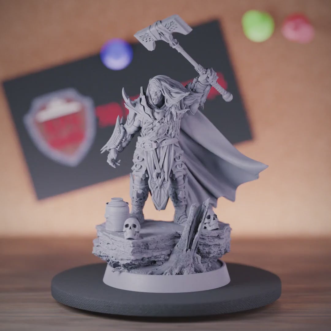 Vampire 5e | DnD Vampire Axe Fighter Miniature