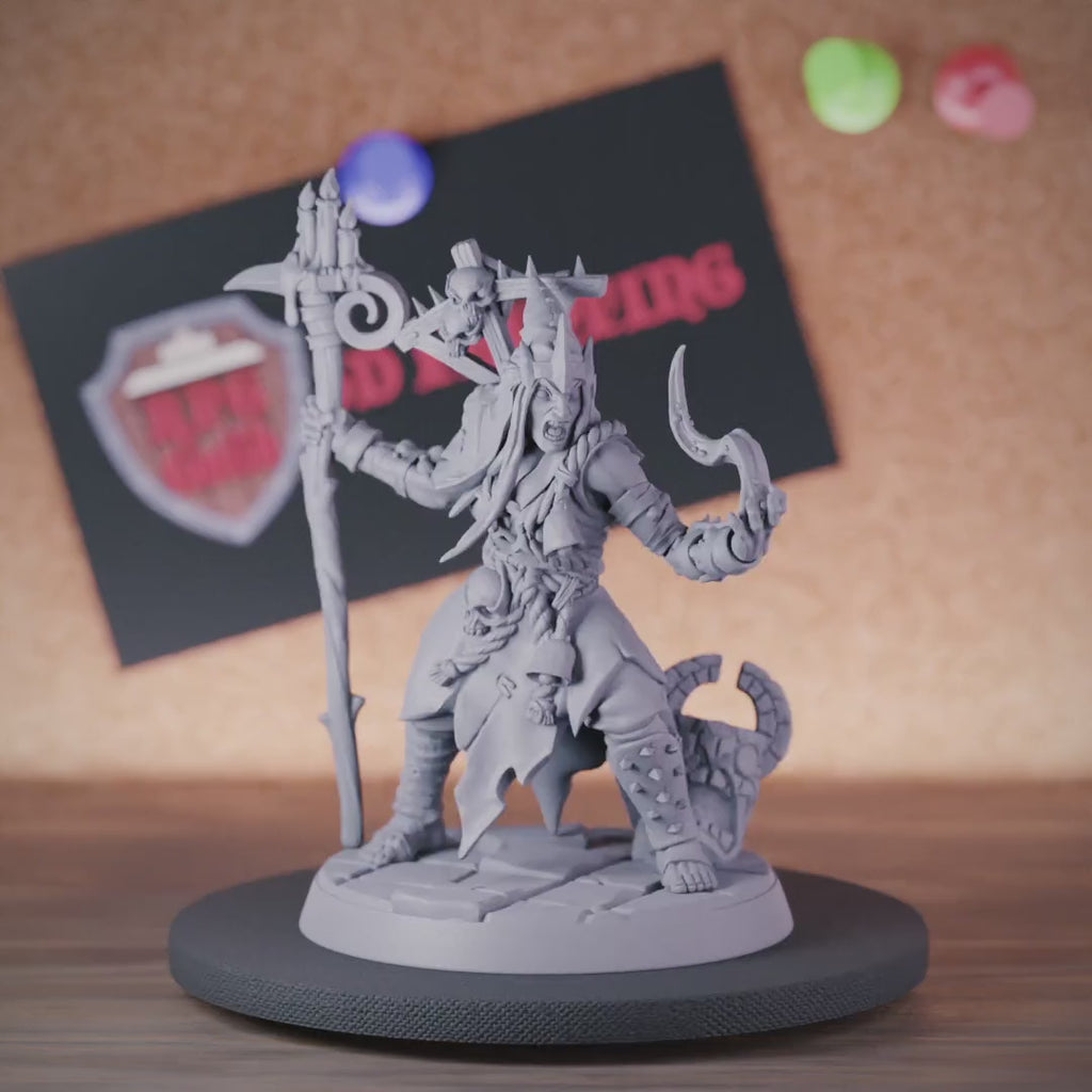 Cultist 5e | DnD Female Cultist Sorcerer Miniature