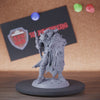 Death Knight 5e | DnD Undead Shield Spear Miniature
