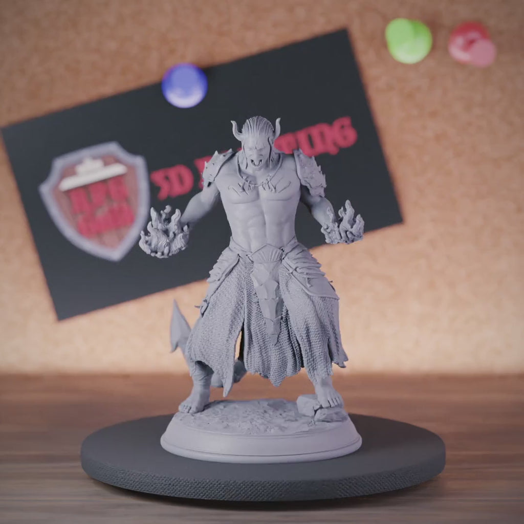 Tiefling 5e | DnD Tiefling Sorcerer Warlock Miniature