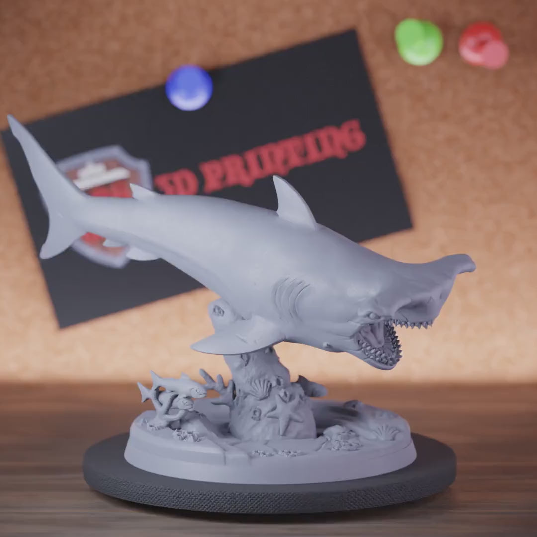 Shark 5e | DnD Hammerhead Shark Monster Miniature