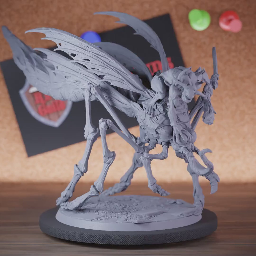 Monstrosity 5e | DnD Monstrosity Fly Rider Attack Miniature