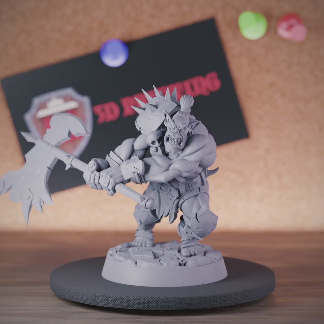Orc 5e | DnD Savage Berserker Miniature