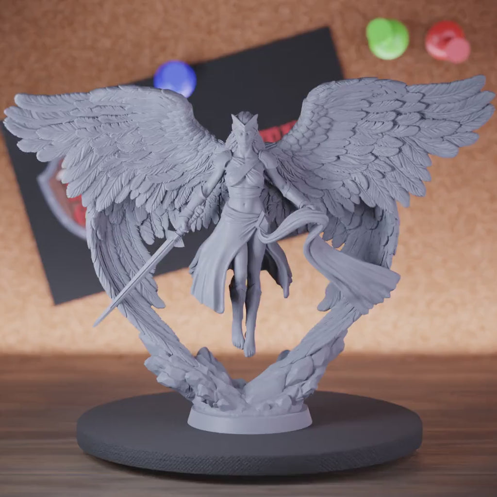Celestial 5e | DnD Female Celestial Warrior Angel Miniature