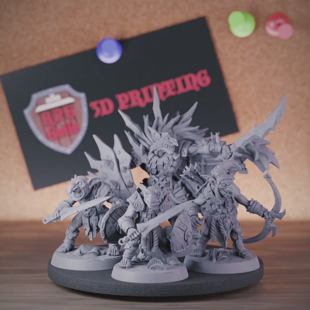 Goblin 5e | DnD Warchief Guards Set of Miniatures