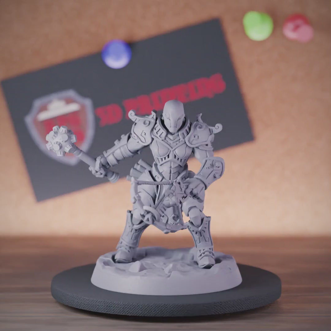 Warforged 5e | DnD Golem Guard Crossbow Miniature