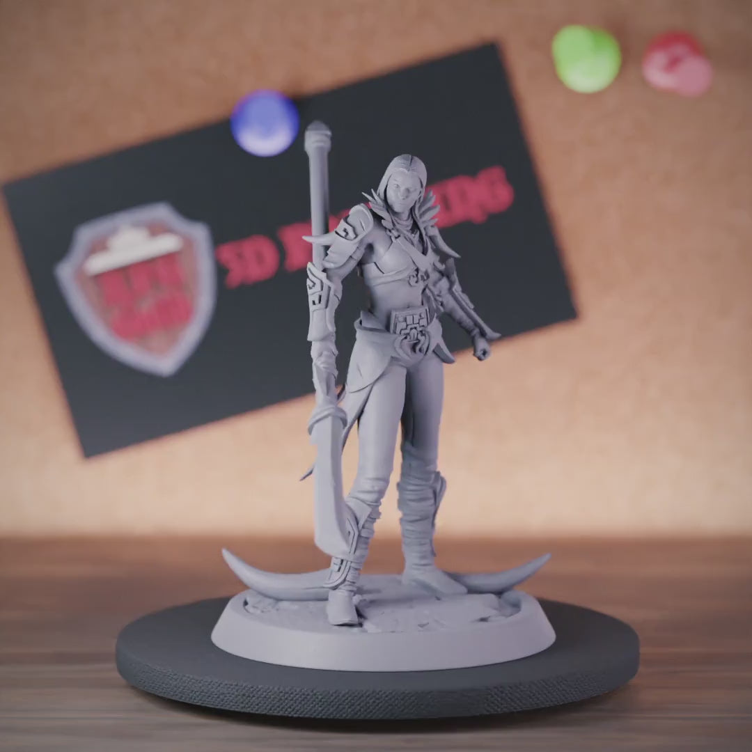 Fighter 5e | DnD Fighter Tribe Spearman Miniature