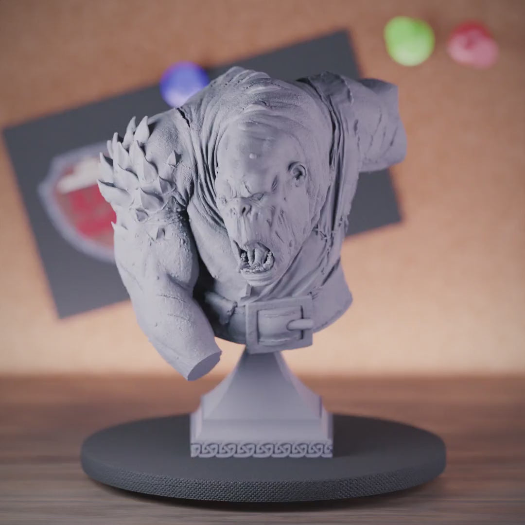 Ogre Orkaa Bust | DnD Ogre Miniature