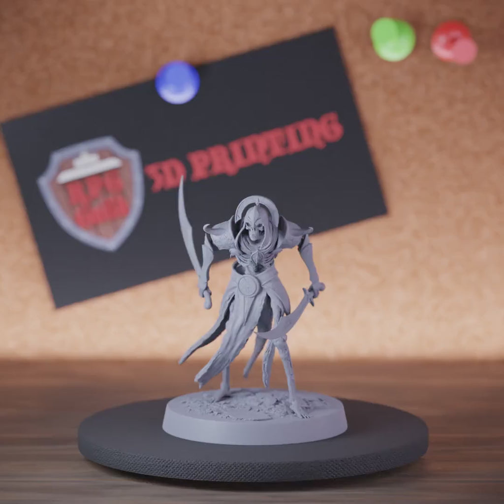Skelett 5e | DnD Persischer Doppelsäbel-Blick Miniatur