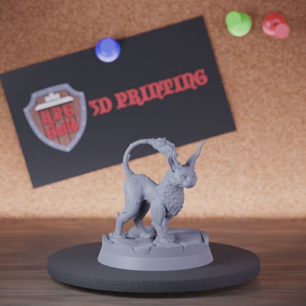 Kneazle 5e | DnD Kneazle Royal Companion Miniature