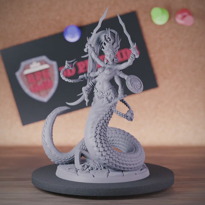 Yuan Ti 5e | DnD Yuan Ti Blade Queen Miniature