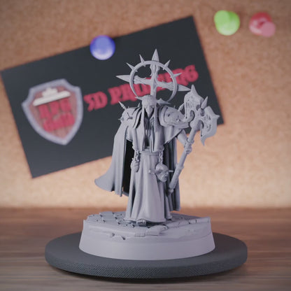 Priest 5e | DnD Death Priest Fanatic Axe Miniature