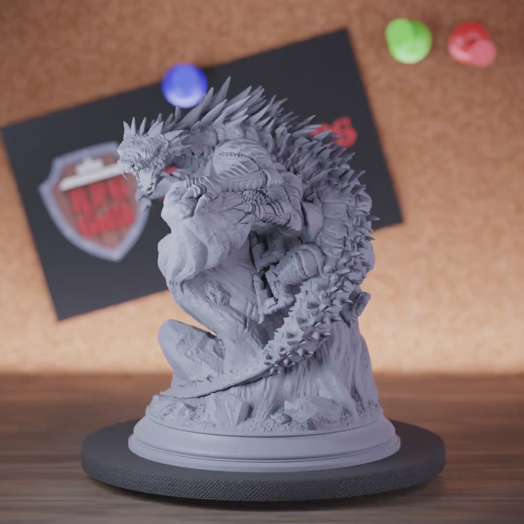 Basilisk 5e | DnD Giant Lizard Monster Miniature
