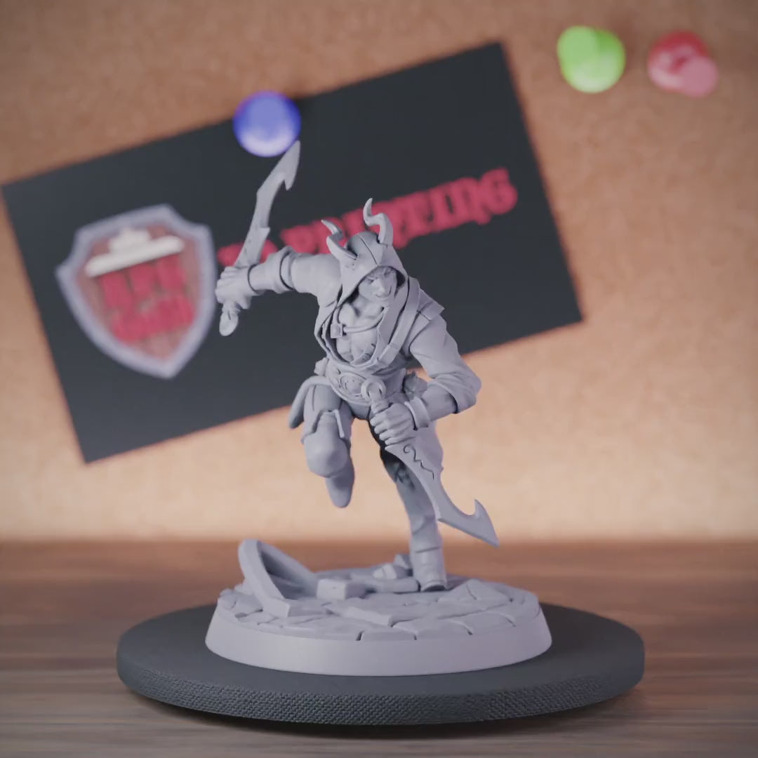 Tiefling 5e | DnD Tiefling Assasin Rogue Miniature