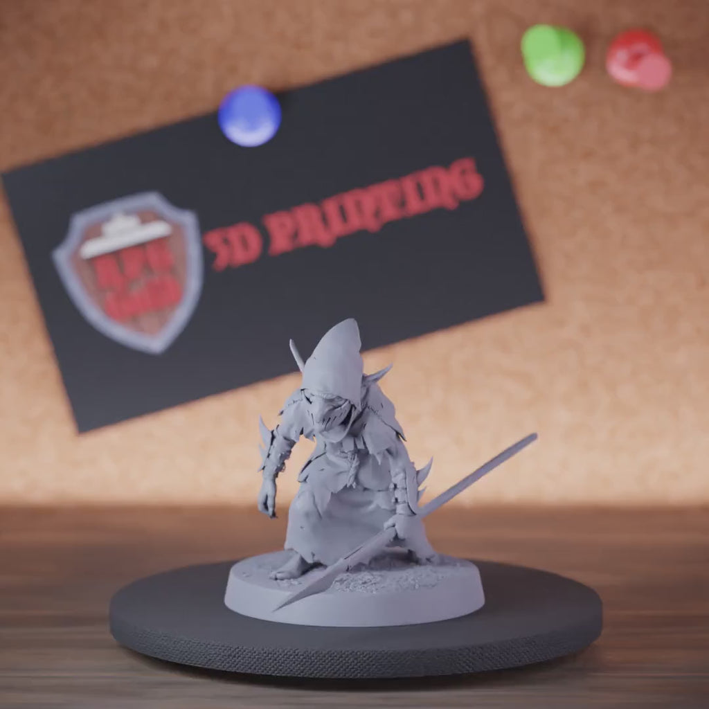 Goblin 5e | DnD Masked Goblin Spear Soldier Miniature