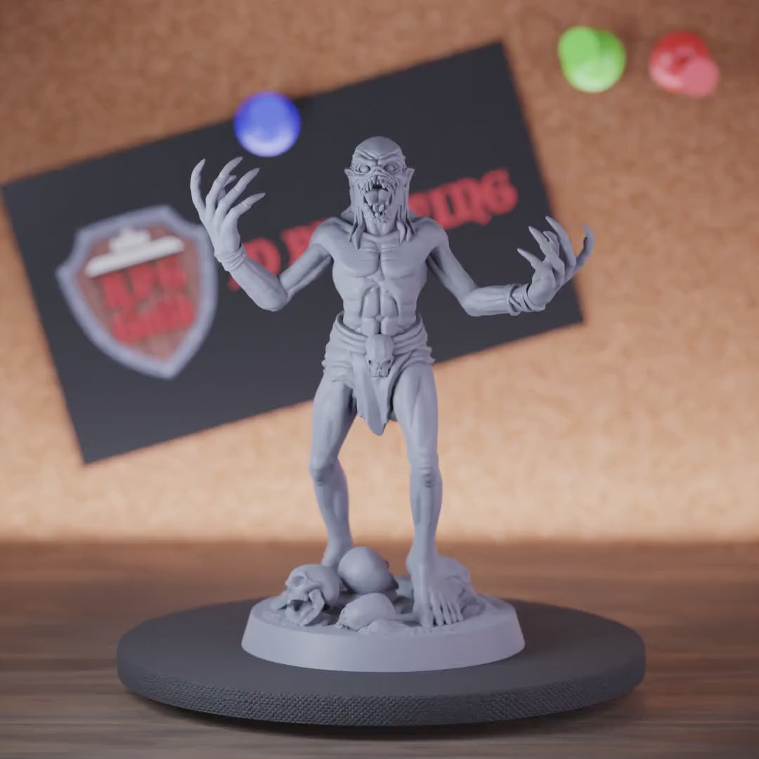 Ghoul 5e | DnD Spike Claws Ghoul Miniature