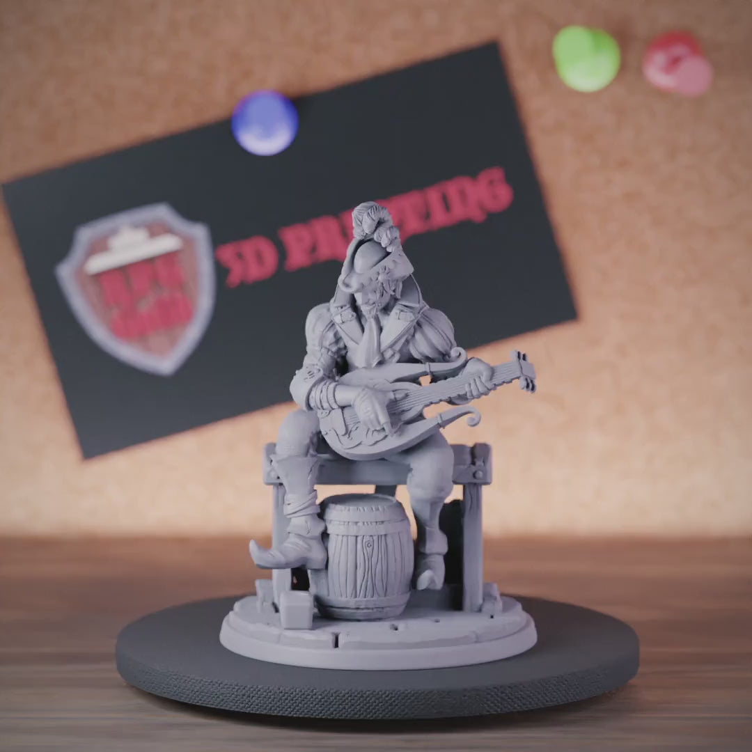 Bard 5e | DnD Tavern Bard Brekken Miniature