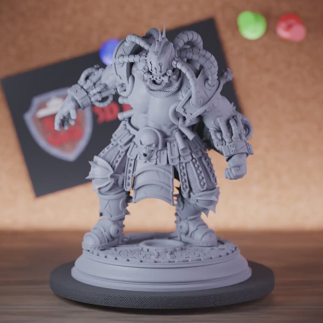 Ork 5e | DnD Steampunk Juggernaut Miniatur 