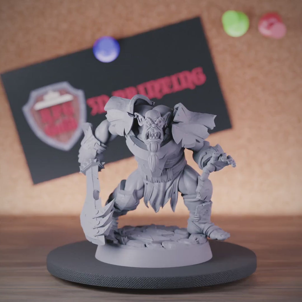 Orc 5e | DnD Fierce Warrior Miniature