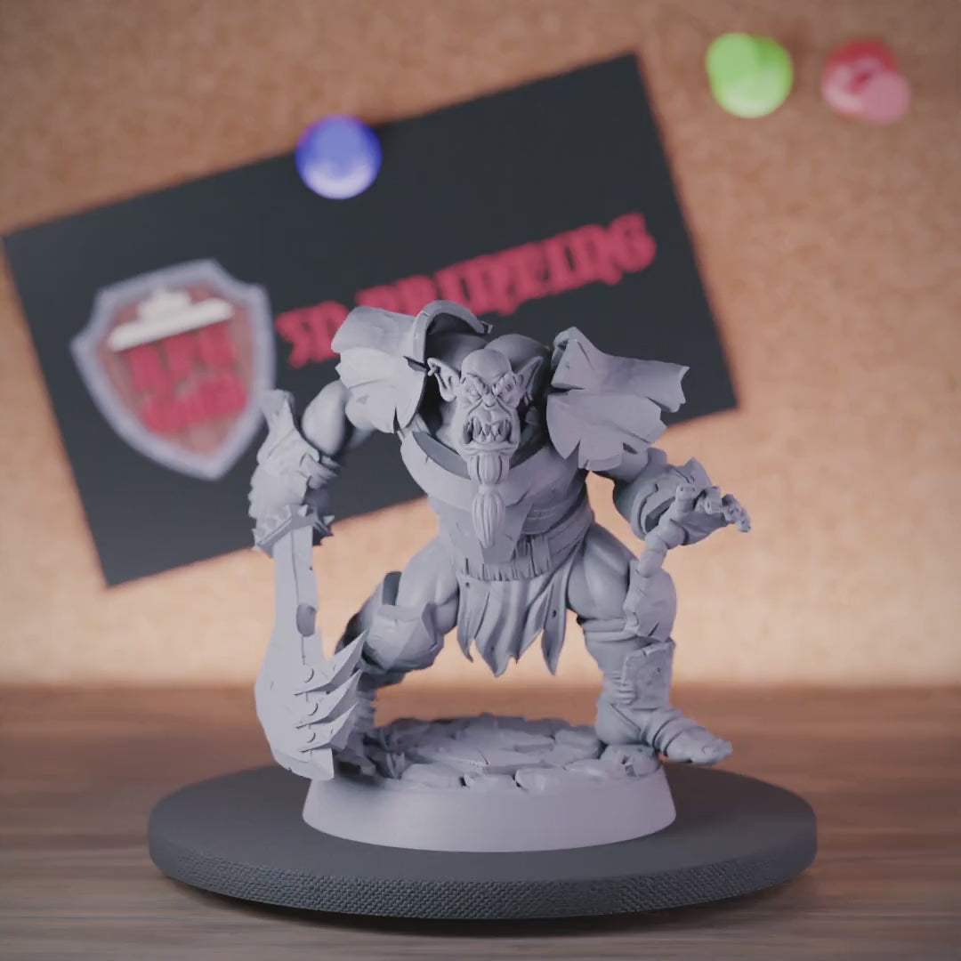 Orc 5e | DnD Fierce Warrior Miniature