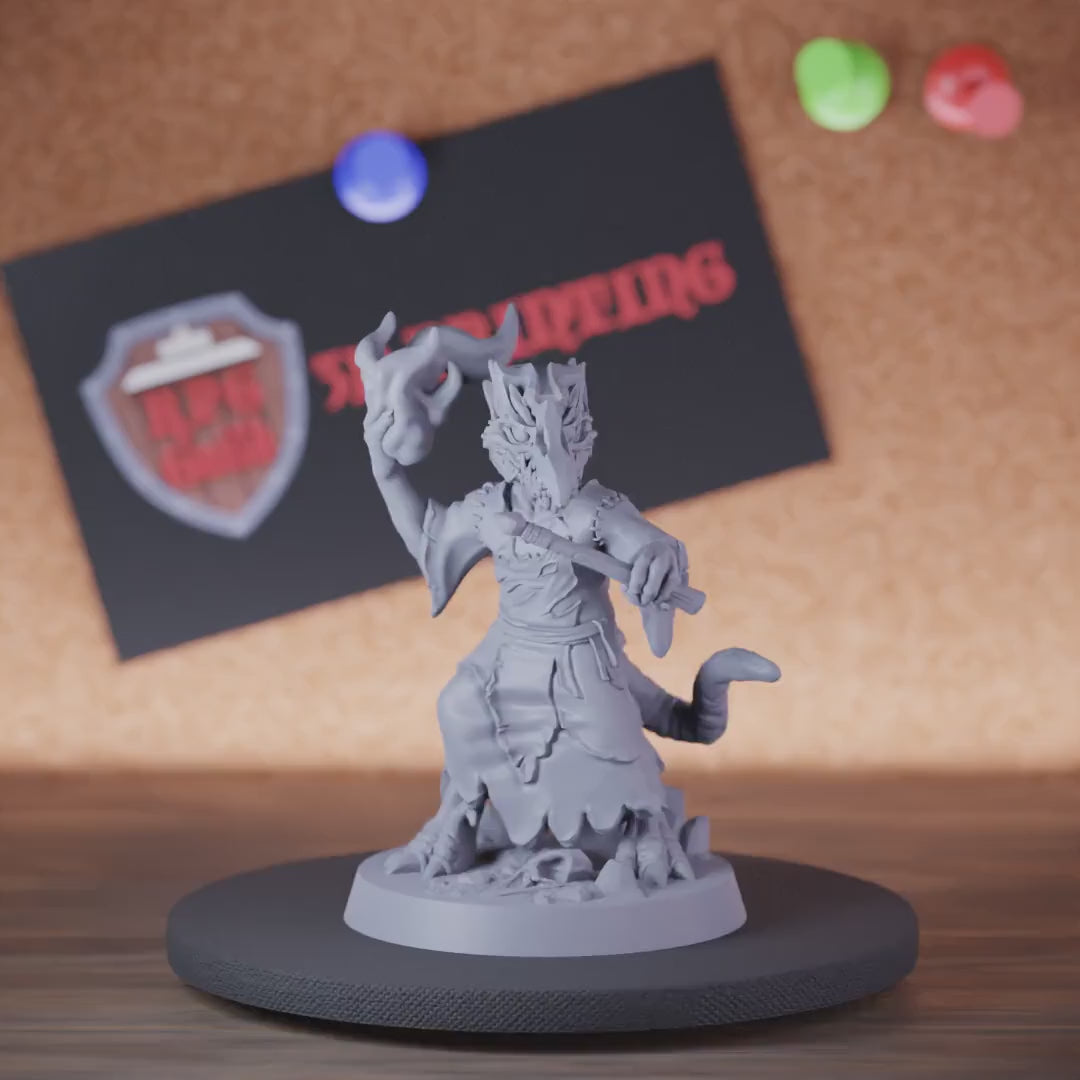 Wizard 5e | DnD Kobold Wizard Miniature