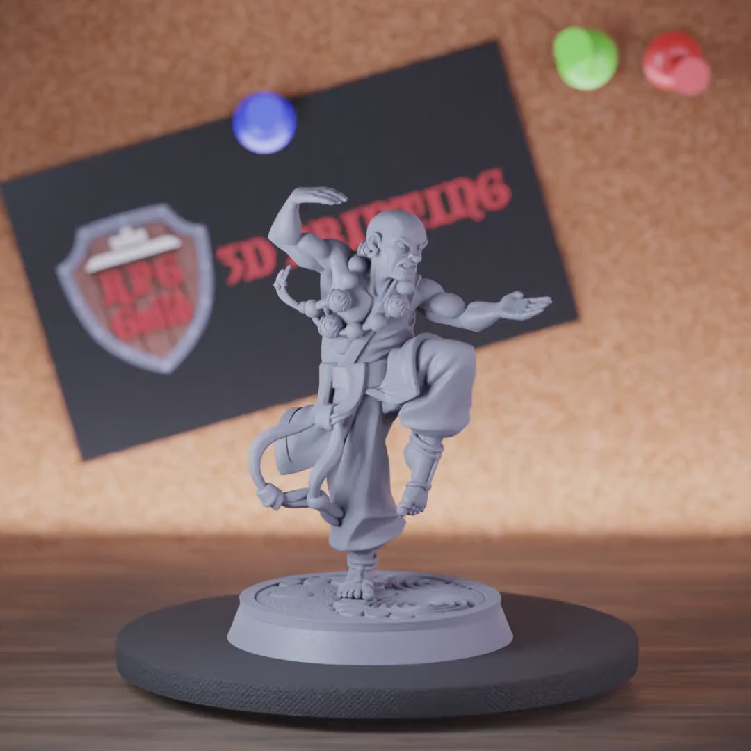 Monk 5e | DnD Elder Karate Master Miniature