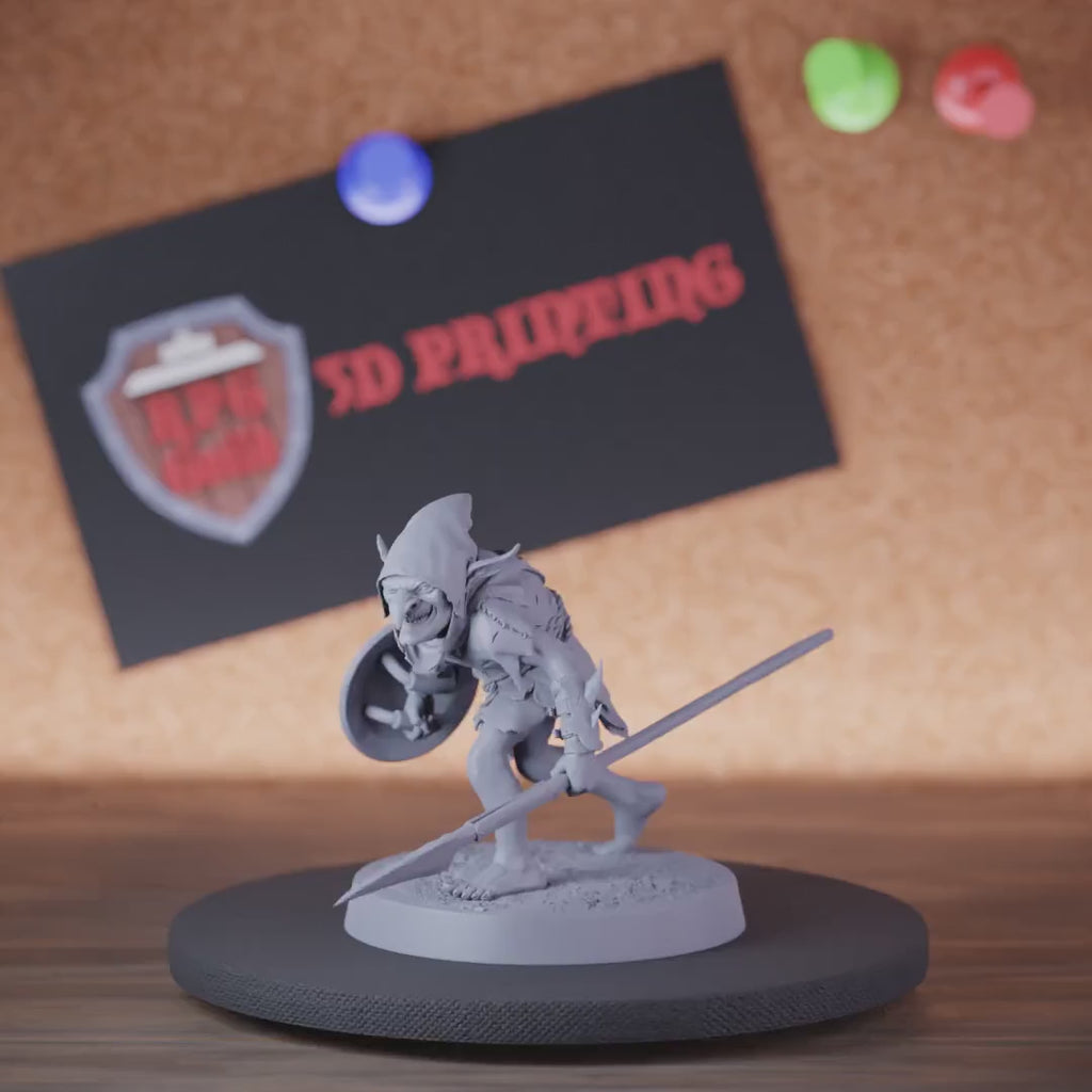 Goblin 5e | DnD Patrol Goblin Speer Soldat II Miniatur 