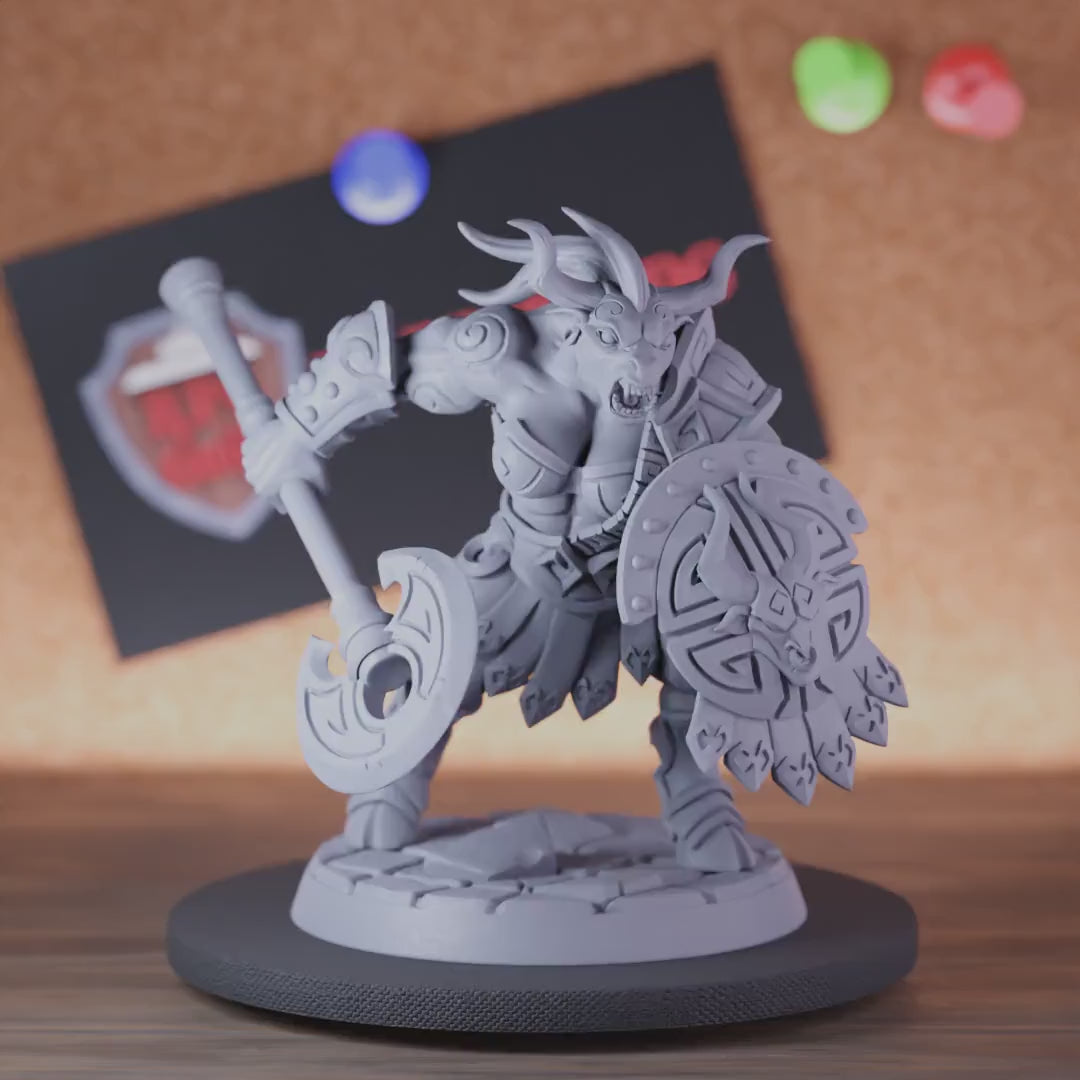 Minotaur 5e | DnD Minotaur Monster Warrior Miniature