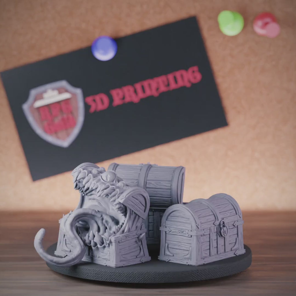 Mimic Set 5e | DnD Chest Mimic Set Miniatures