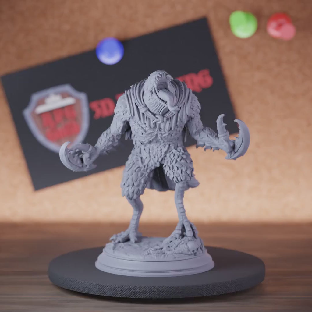 Abomination Crow 5e | DnD Abomination Crow Mutant Miniature