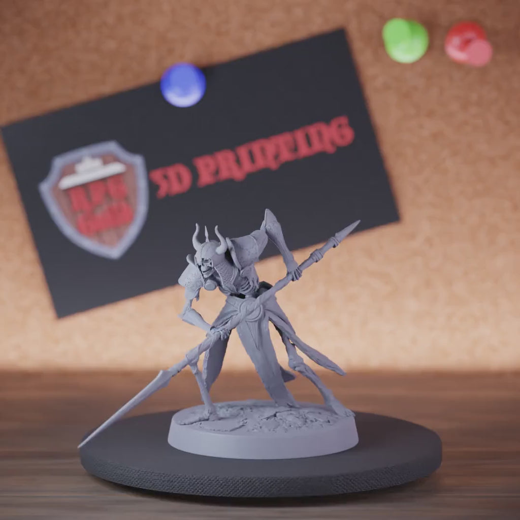Skelett 5e | DnD Persischer Speerspitzen-Miniatur 