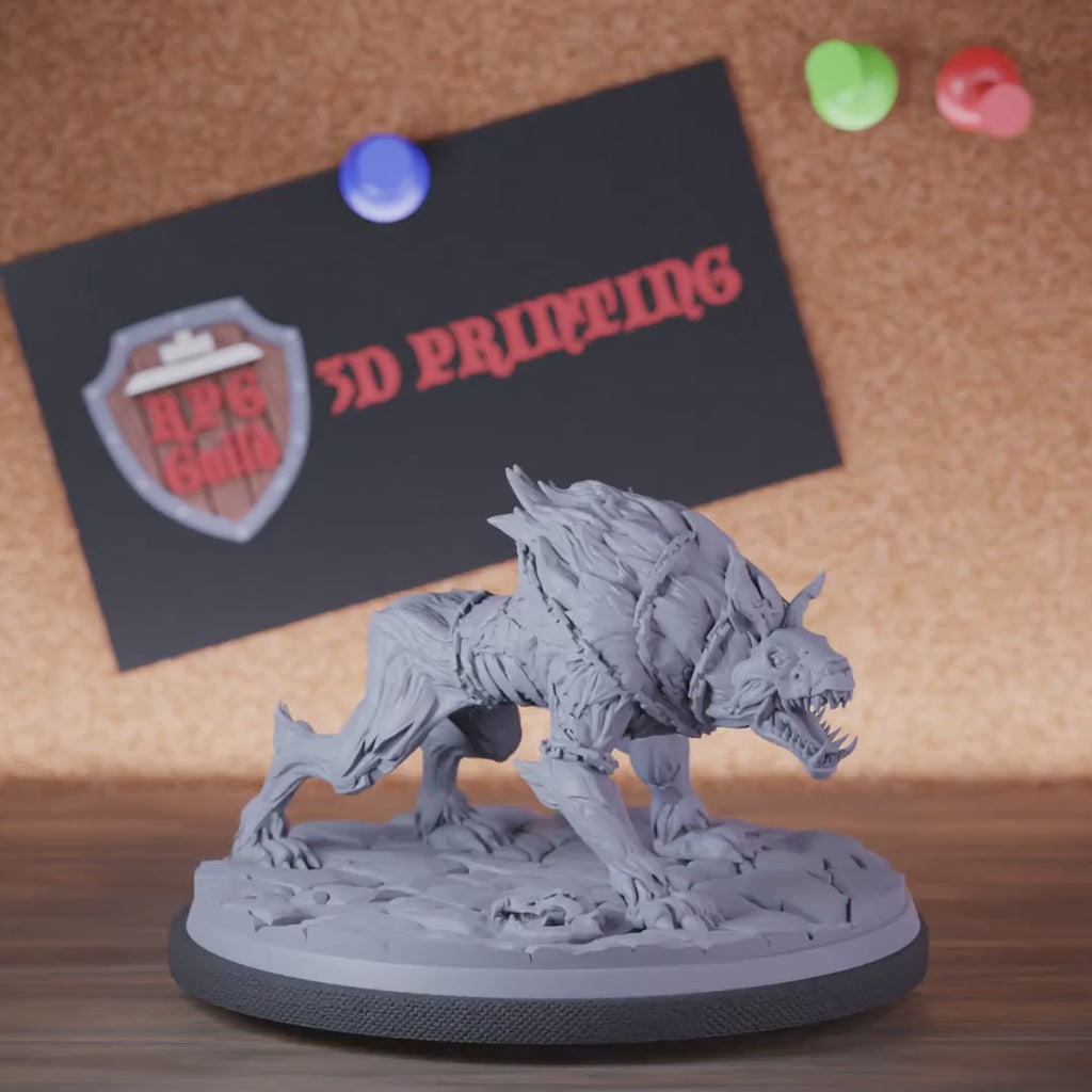 Demon 5e | DnD Hell Hound Hellish Creature II Miniature