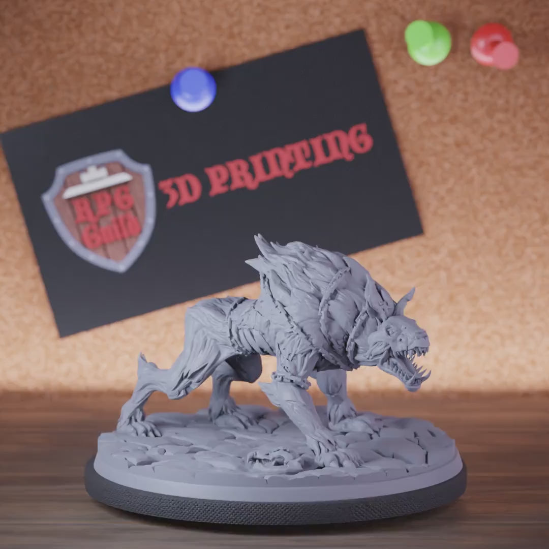 Demon 5e | DnD Hell Hound Hellish Creature II Miniature