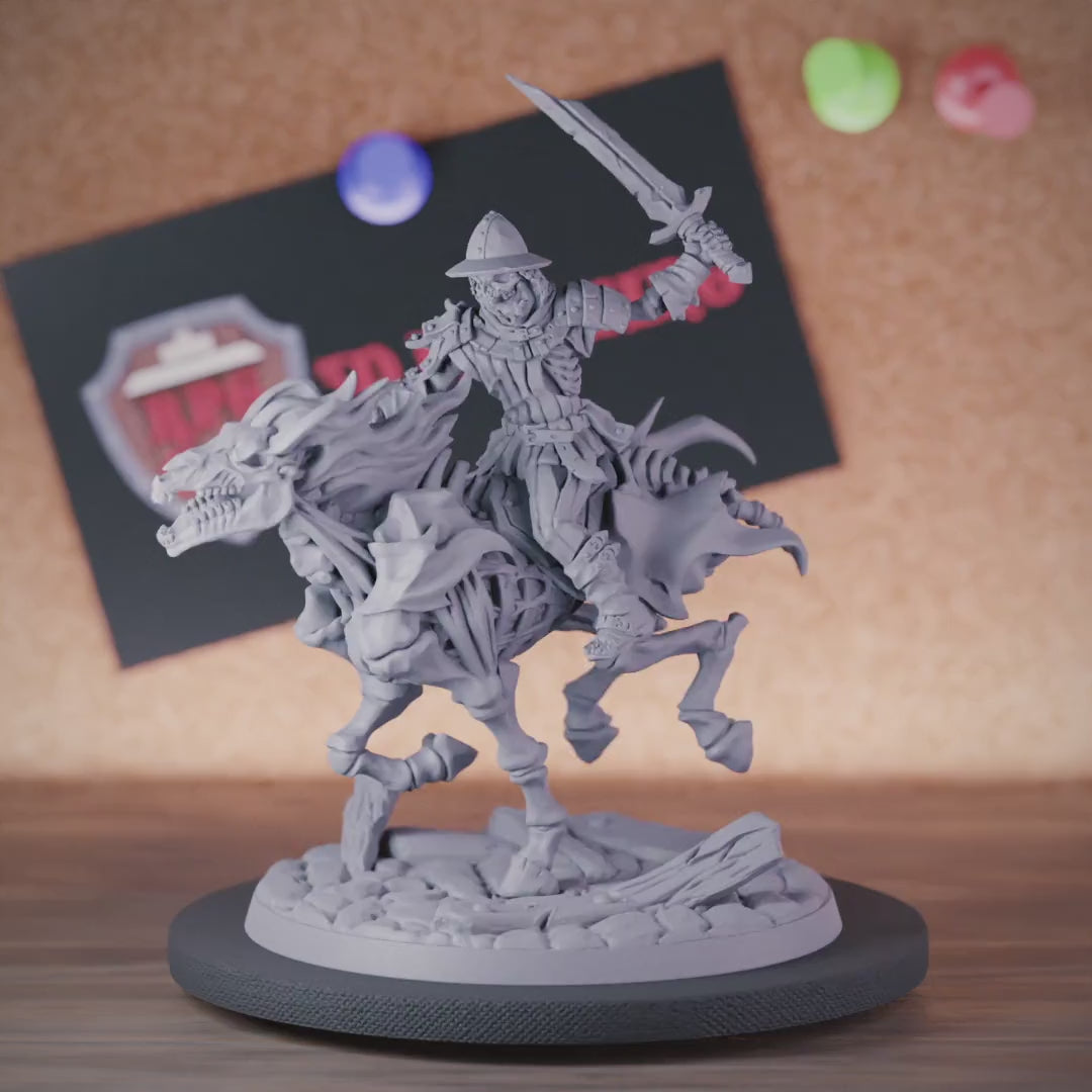 Skeleton 5e | DnD Skeleton Fighter Warhorse Miniature