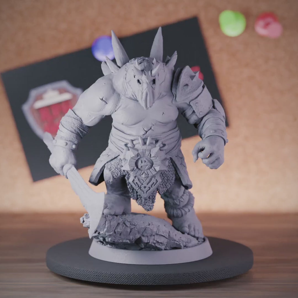 Oger 5e | DnD Oger-Kriegshäuptling-Monsterminiatur 