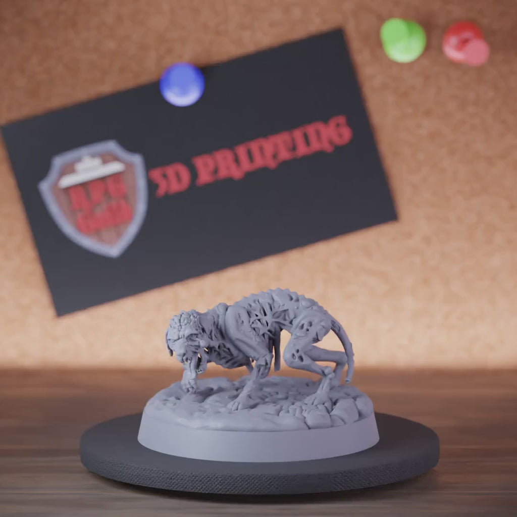 Undead 5e | DnD Undead Dog Zombie Miniature